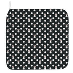 Polka Dot Rabbit Pattern Print Hand Towel