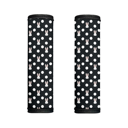 Polka Dot Rabbit Pattern Print Handle Covers