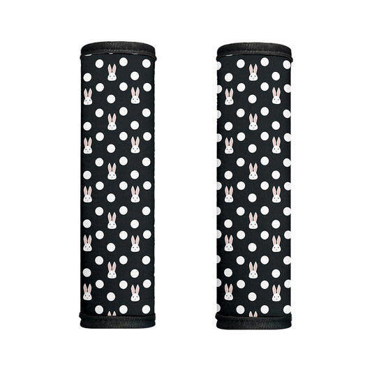 Polka Dot Rabbit Pattern Print Handle Covers