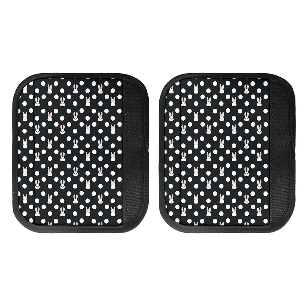 Polka Dot Rabbit Pattern Print Handle Covers