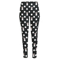 Polka Dot Rabbit Pattern Print High-Waisted Pocket Leggings