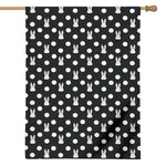 Polka Dot Rabbit Pattern Print House Flag