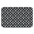 Polka Dot Rabbit Pattern Print Indoor Door Mat