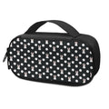 Polka Dot Rabbit Pattern Print Portable Cooler Travel Case