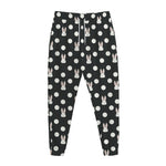 Polka Dot Rabbit Pattern Print Jogger Pants