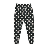 Polka Dot Rabbit Pattern Print Jogger Pants
