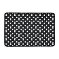Polka Dot Rabbit Pattern Print Kitchen Mat