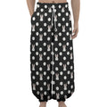 Polka Dot Rabbit Pattern Print Lantern Pants