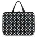 Polka Dot Rabbit Pattern Print Laptop Sleeve With Handle
