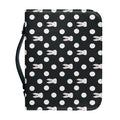 Polka Dot Rabbit Pattern Print Leather Bible Cover