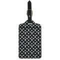Polka Dot Rabbit Pattern Print Luggage Tag