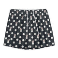 Polka Dot Rabbit Pattern Print Mesh Shorts