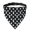 Polka Dot Rabbit Pattern Print Over The Collar Dog Bandana