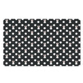Polka Dot Rabbit Pattern Print Polyester Doormat