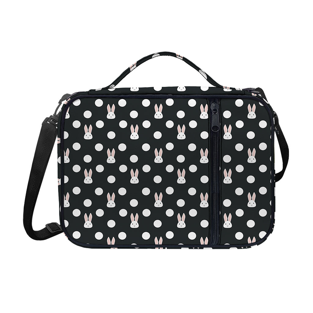 Polka Dot Rabbit Pattern Print Shoulder Strap Bible Bag