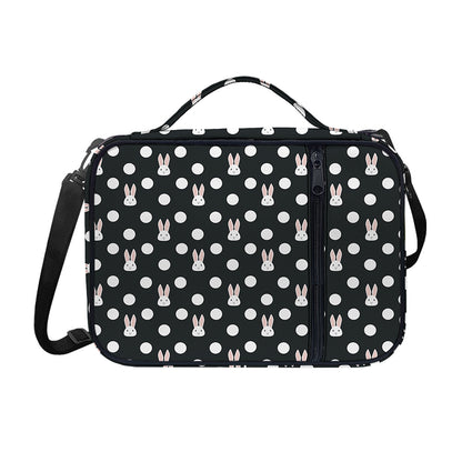 Polka Dot Rabbit Pattern Print Shoulder Strap Bible Bag