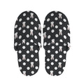 Polka Dot Rabbit Pattern Print Slippers