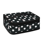 Polka Dot Rabbit Pattern Print Small Lunch Bag