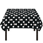 Polka Dot Rabbit Pattern Print Tablecloth