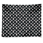 Polka Dot Rabbit Pattern Print Tapestry