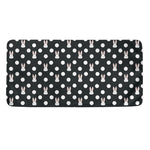 Polka Dot Rabbit Pattern Print Towel