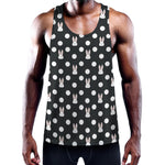 Polka Dot Rabbit Pattern Print Training Tank Top