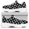 Polka Dot Rabbit Pattern Print White Chunky Shoes
