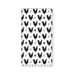 Polka Dot Rooster Pattern Print Baby Crib Sheet