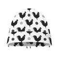 Polka Dot Rooster Pattern Print Beanie