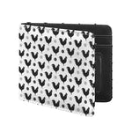 Polka Dot Rooster Pattern Print Bifold Wallet