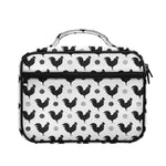 Polka Dot Rooster Pattern Print Briefcase Bible Bag