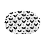 Polka Dot Rooster Pattern Print Car Side Mirror Covers