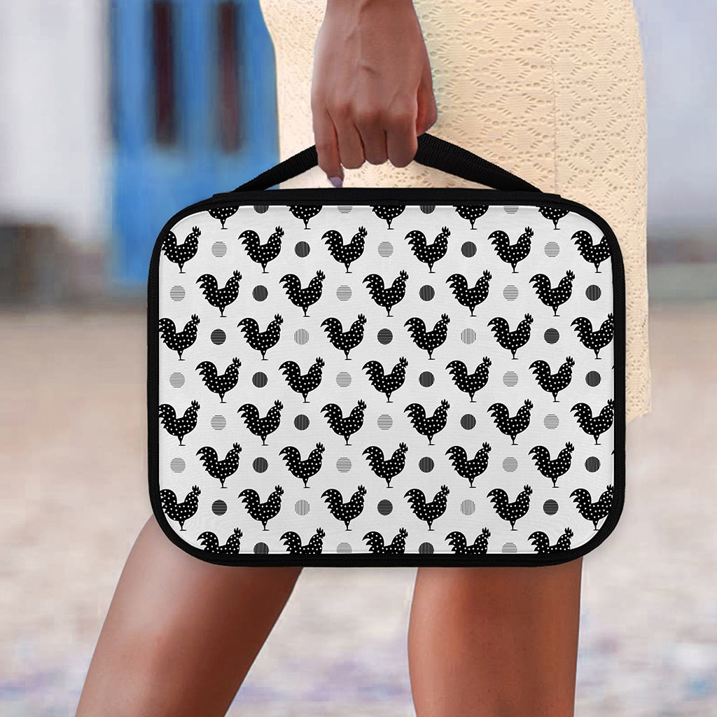Polka Dot Rooster Pattern Print Classic Bible Case