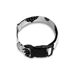 Polka Dot Rooster Pattern Print Dog Collar