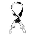 Polka Dot Rooster Pattern Print Dog Seat Belt