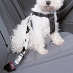 Polka Dot Rooster Pattern Print Dog Seat Belt