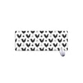 Polka Dot Rooster Pattern Print Extended Mouse Pad