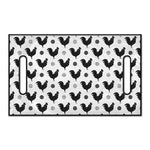 Polka Dot Rooster Pattern Print Golf Cart Seat Cover