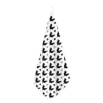Polka Dot Rooster Pattern Print Hand Towel