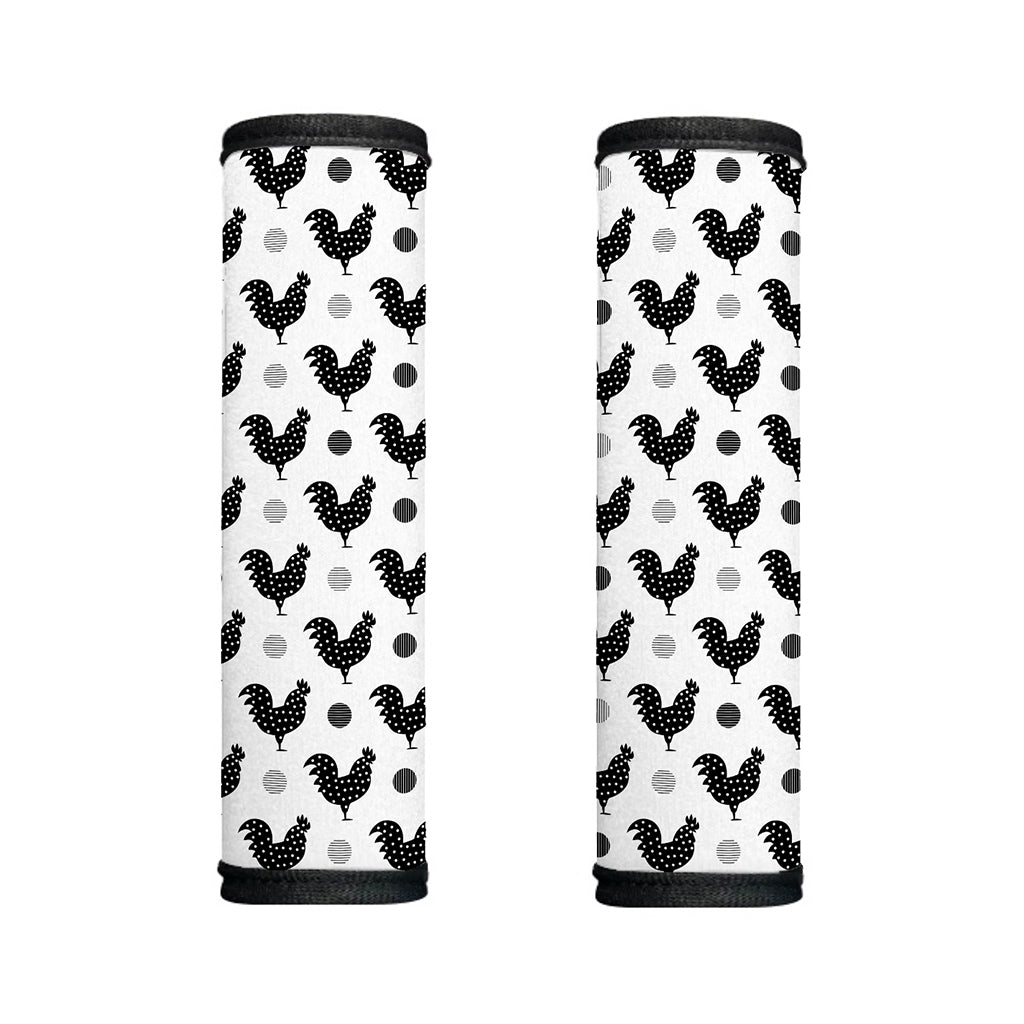 Polka Dot Rooster Pattern Print Handle Covers