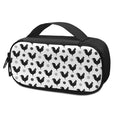 Polka Dot Rooster Pattern Print Portable Cooler Travel Case