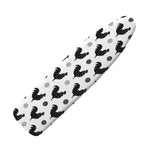 Polka Dot Rooster Pattern Print Ironing Board Cover