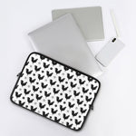 Polka Dot Rooster Pattern Print Laptop Sleeve