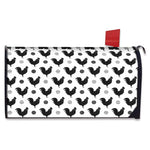 Polka Dot Rooster Pattern Print Mailbox Cover