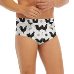 Polka Dot Rooster Pattern Print Men's Briefs