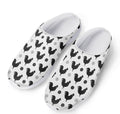Polka Dot Rooster Pattern Print Mesh Casual Shoes