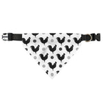 Polka Dot Rooster Pattern Print Over The Collar Dog Bandana