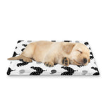 Polka Dot Rooster Pattern Print Pet Cooling Mat Cover