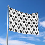 Polka Dot Rooster Pattern Print Polyester Flag