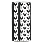 Polka Dot Rooster Pattern Print Refrigerator Handle Covers